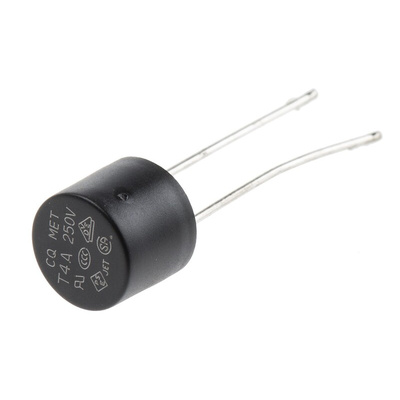 RS PROPC Board Non Resettable Fuse, Radial 4A, 250V