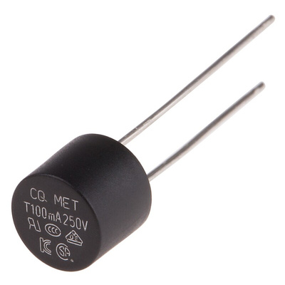 RS PROPC Board Non Resettable Fuse, Radial 100mA, 250V