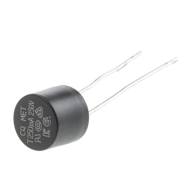 RS PROPC Board Non Resettable Fuse, Radial 250mA, 250V