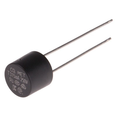 RS PROPC Board Non Resettable Fuse, Radial 315mA, 250V