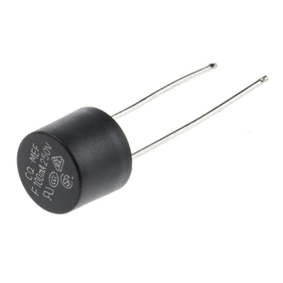 RS PROPC Board Non Resettable Fuse, Radial 100mA, 250V ac