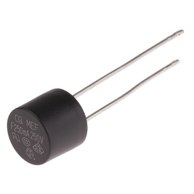 RS PROPC Board Non Resettable Fuse, Radial 250mA, 250V ac