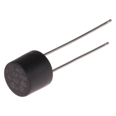 RS PROPC Board Non Resettable Fuse, Radial 1.25A, 250V ac