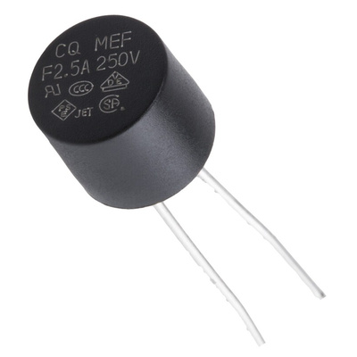 RS PROPC Board Non Resettable Fuse, Radial 2.5A, 250V ac