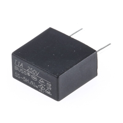 EatonPC Board Non Resettable Fuse, Radial 1A, 250V ac