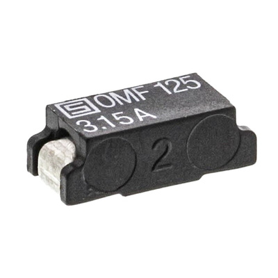 SchurterSMD Non Resettable Fuse 3.15A, 125V ac/dc