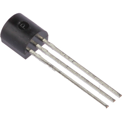 Analog Devices AD592ANZ, Temperature Sensor -25 to +105 °C ±1.5°C, 3-Pin TO-92