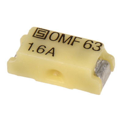 SchurterSMD Non Resettable Fuse 1.6A, 63V ac/dc