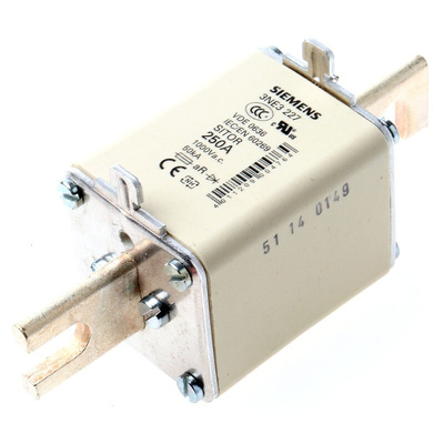 Siemens 250A NH Fuse, C00, 1kV, 110mm
