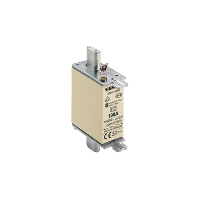 Siemens 100A NH Fuse, NH000, 500V ac