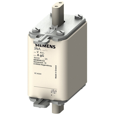 Siemens 125A NH Fuse, NH00, 500V ac