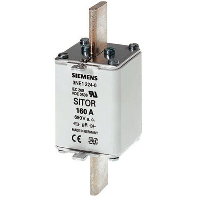Siemens 100A Centred Tag Fuse, NH00, 690V ac