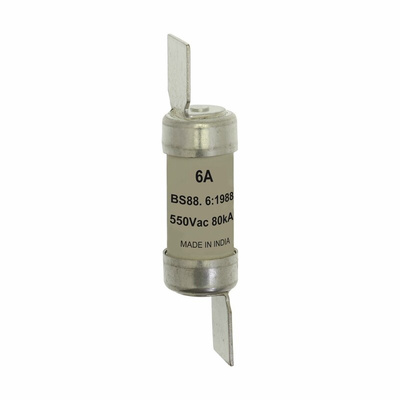 Eaton 6A British Standard Fuse, F1, 550V ac