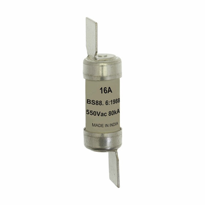 Eaton 16A British Standard Fuse, F1, 550V ac