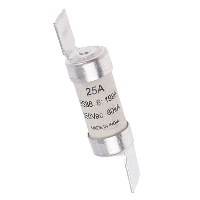 Eaton 25A British Standard Fuse, F1, 550V ac