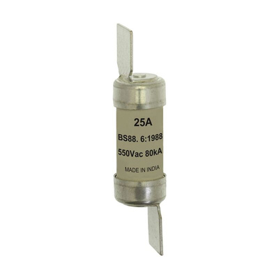 Eaton 25A British Standard Fuse, F1, 550V ac