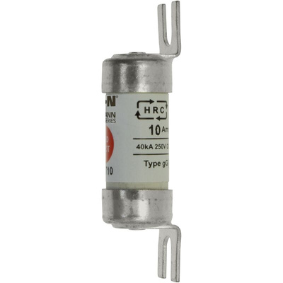 Eaton 10A British Standard Fuse, A1, 550V ac, 44.5mm