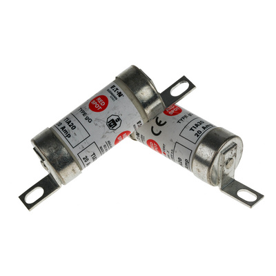 Eaton 20A British Standard Fuse, A2, 660V ac, 73mm
