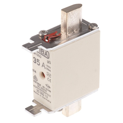 SIBA 35A Centred Tag Fuse, NH000, 500V ac