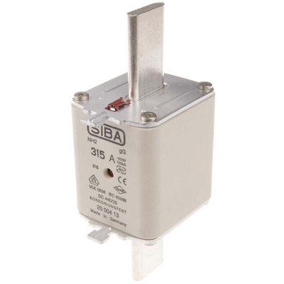 SIBA 315A Centred Tag Fuse, NH2, 500V ac