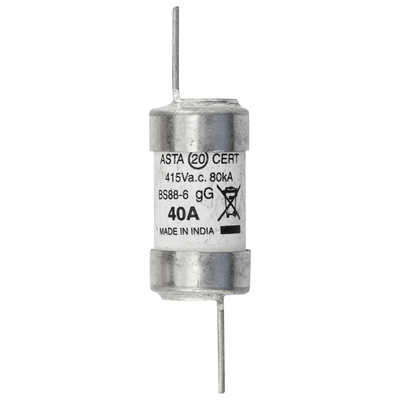 Eaton 40A British Standard Fuse, F2, 415V ac