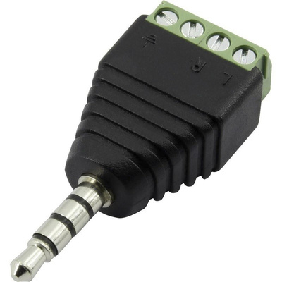 CIE, CLB-JL Cable Mount Plug Adapter Jack Plug, 4Pole 5A