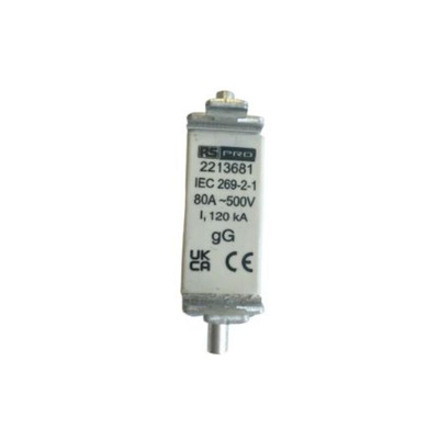 RS PRO 80A NH Fuse, NH000, 415V ac