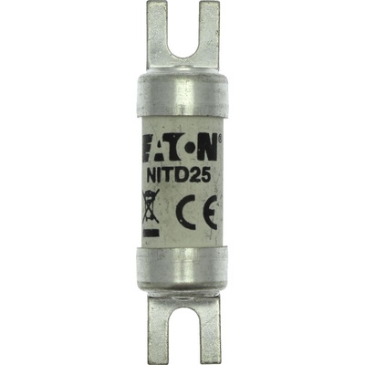 Eaton 25A British Standard Fuse, A1, 550V ac, 44.5mm
