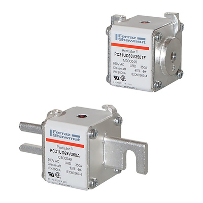 Schneider Electric 700A size 31 x 31mm F Square Body Fuse, aR, 690V ac
