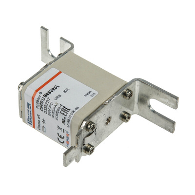 Mersen 80A German Standard Fuse, NH00, 690V ac, 77mm