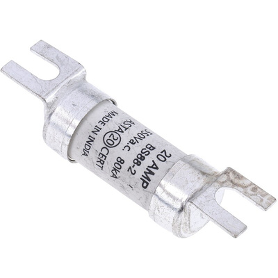 RS PRO 20A British Standard Fuse, A1, 550V ac, 44.5mm