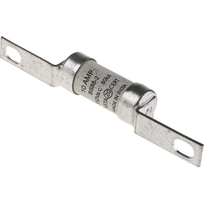 RS PRO 10A British Standard Fuse, A2, 550V ac, 73mm