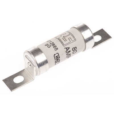 RS PRO 80A British Standard Fuse, A3, 550V ac, 73.5mm