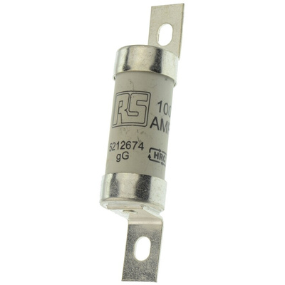 RS PRO 100A British Standard Fuse, A3, 550V ac, 73.5mm