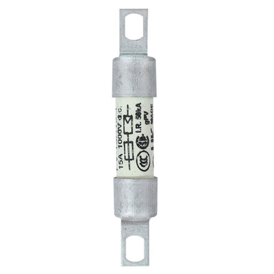 Eaton 15A Bolt Fixing Photovoltaic Fuse, 1000V dc, 49.7mm