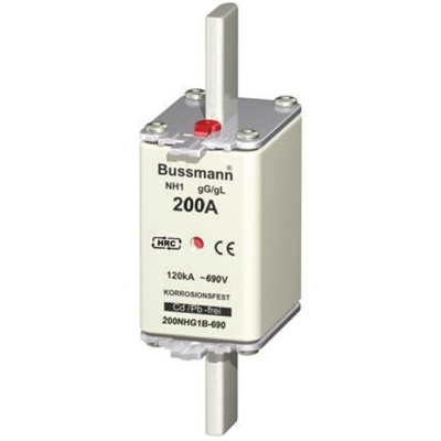 Eaton 200A Centred Tag Fuse, NH1, 690V ac