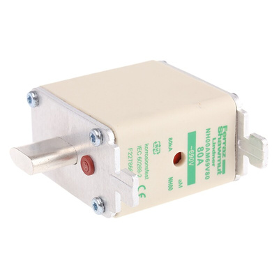 Mersen 80A NH Fuse, NH00, 690V