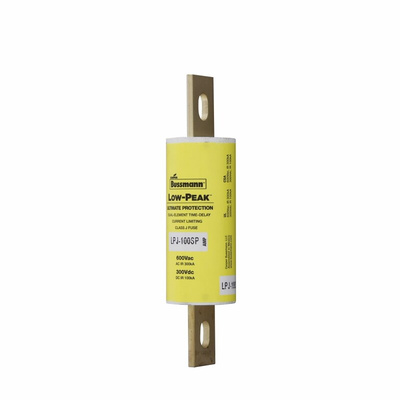 Eaton 100A Centred Tag Fuse, 1.13 x 4.63in, 300V ac, 92.2mm