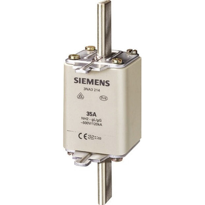 Siemens 50A NH Fuse, NH2, 500V ac