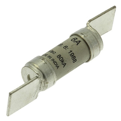 Eaton 6A Bolted Tag Fuse, F2, 550V ac