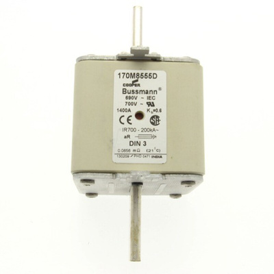 Eaton 1.4kA Centred Tag Fuse, NH3, 690V ac
