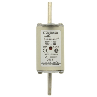 Eaton 200A Centred Tag Fuse, NH1, 690V