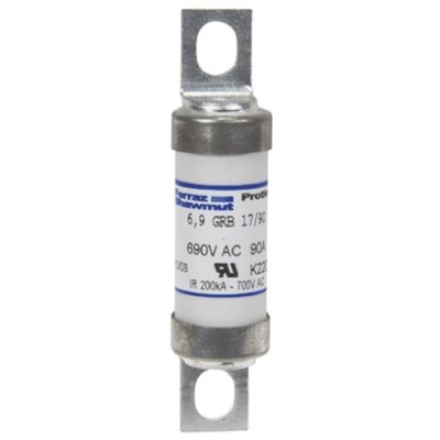 Mersen 25A British Standard Fuse, 17 x 49mm, 690V, 61 → 65.5mm
