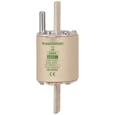 Socomec 250A NH Fuse, 2, 690V