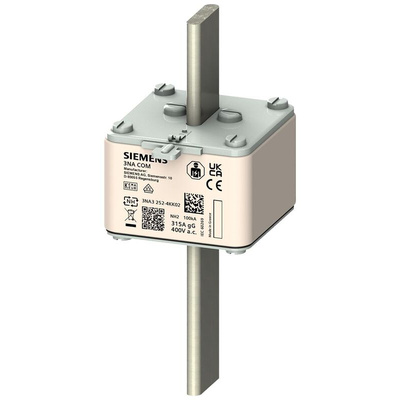 Siemens 250A Tag Fuse, 149 x 72 x 62mm, 400V