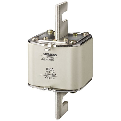 Siemens 800A NH Fuse, NH4, 400 - 500V ac/dc