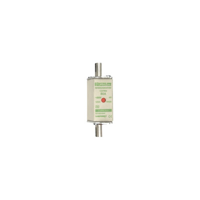 Mersen 80A NH Fuse, NH 000, 500V ac