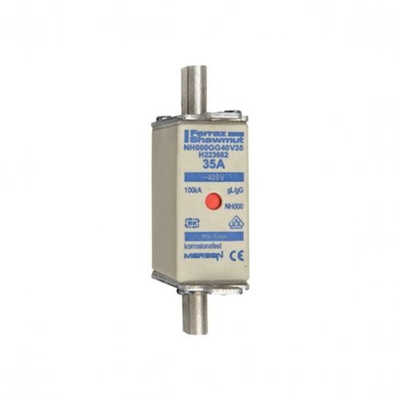 Mersen 35A NH Fuse, NH 000, 400V ac