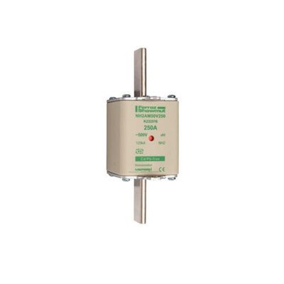 Mersen 250A NH Fuse, NH 2, 500V ac