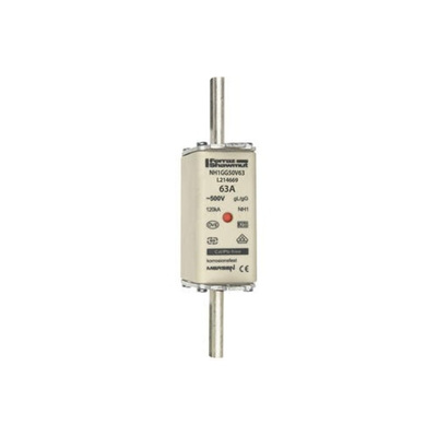 Mersen 63A NH Fuse, NH 1, 500V ac